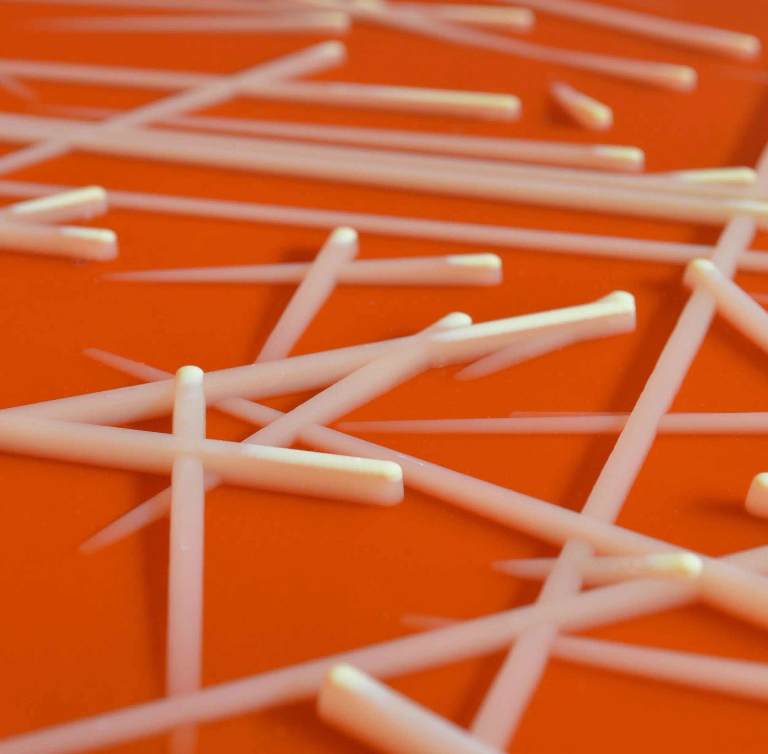  Future Stars 002 (Proper motion of stars in the region of Aquarius projected 250,000 years into the future)  2024 | Acrylic and resin | 24x24x2.5in 