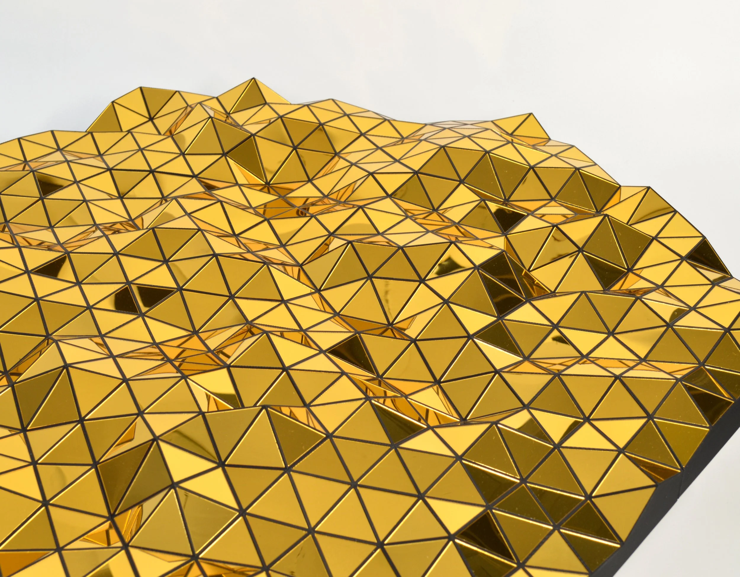  Cosmic Microwave Background 002   2025 | Acrylic and PLA | 26×30x2.5in 