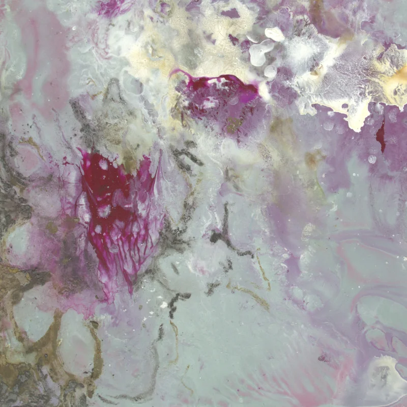 Purple Organic Garden I - 10x10