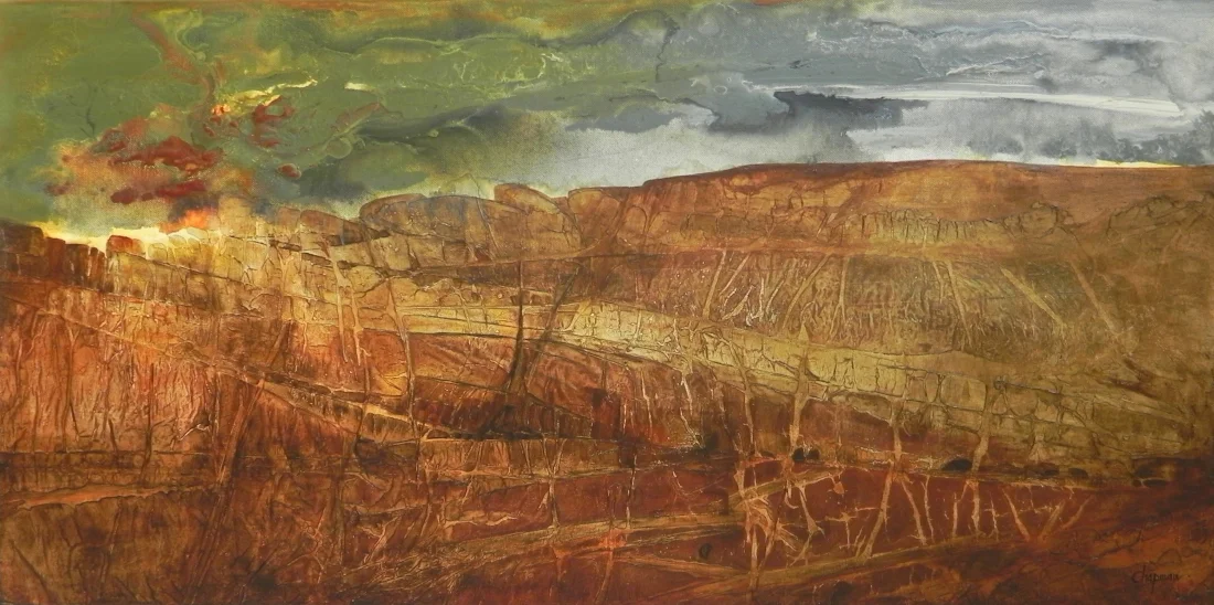 Southwest Sunset - 18 x 36