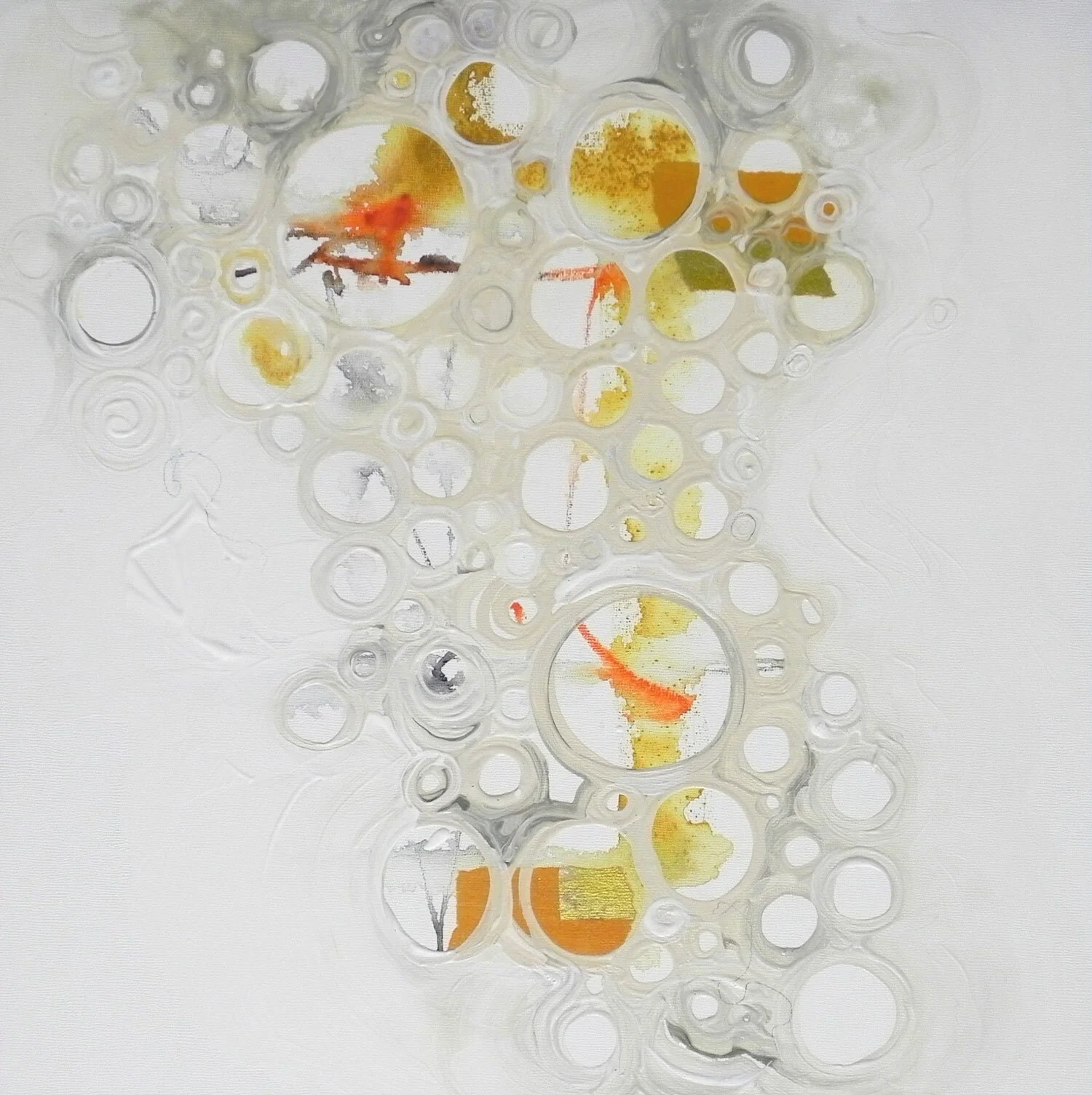 Champagne Shimmy III - 16 x 16 