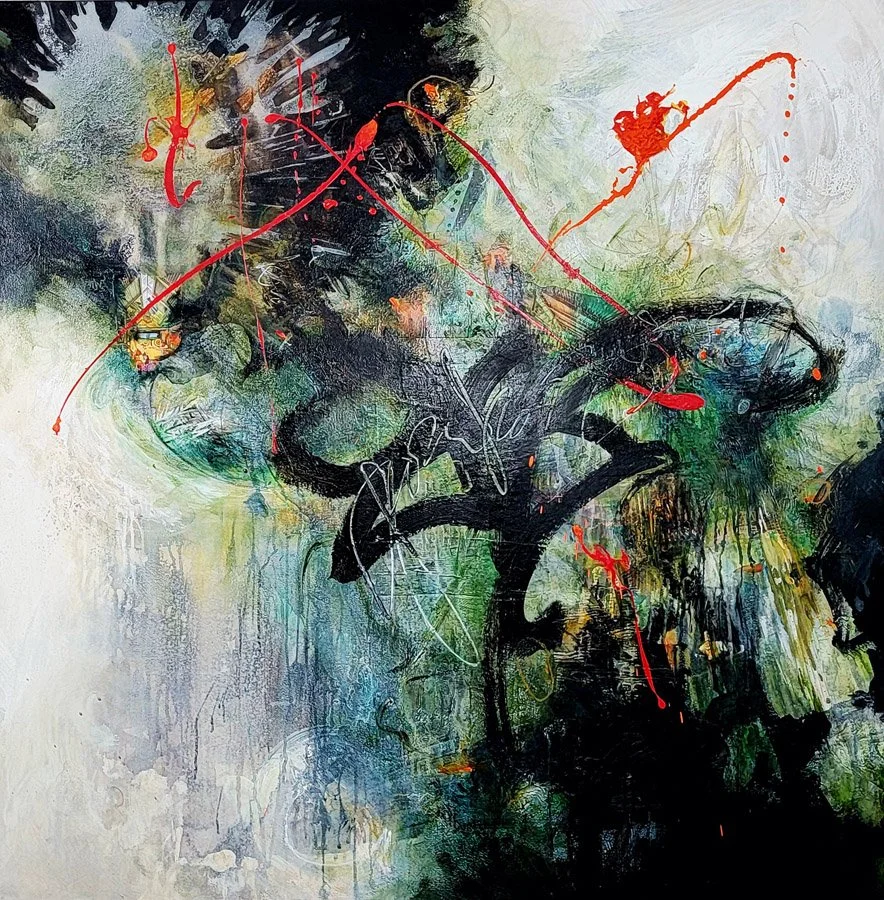 Secret Pathways II  48 x 48