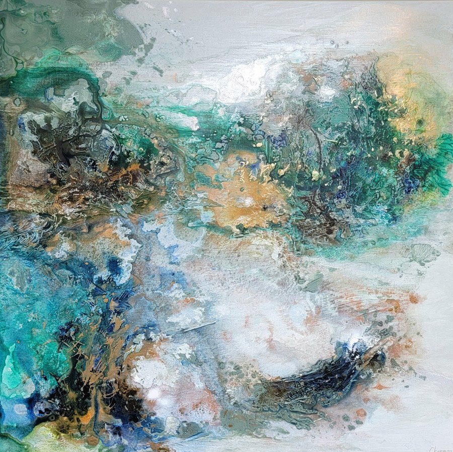 Luster Abstraction - 36 x 36