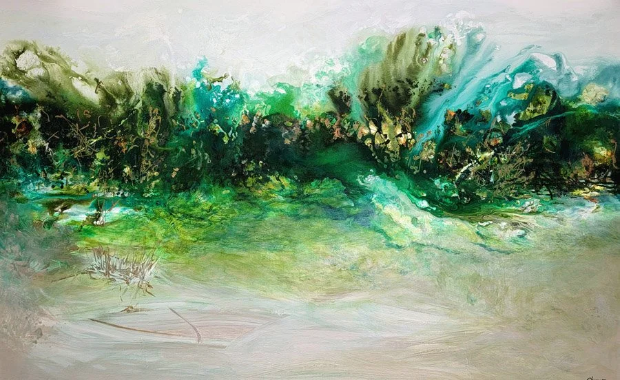 Emerald Glow  34 x 54