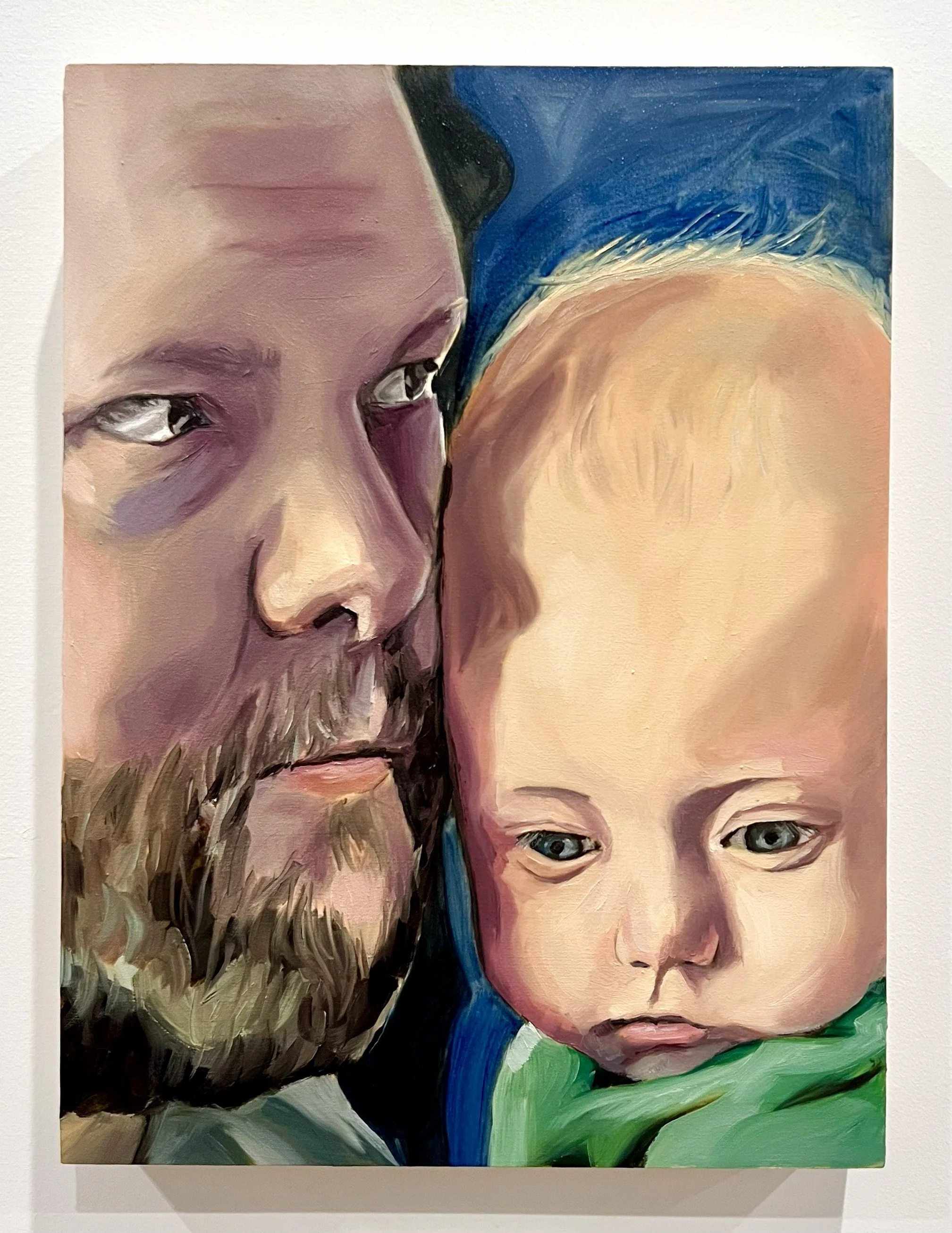 Untitled, 2025, oil on wood, 9"x12"