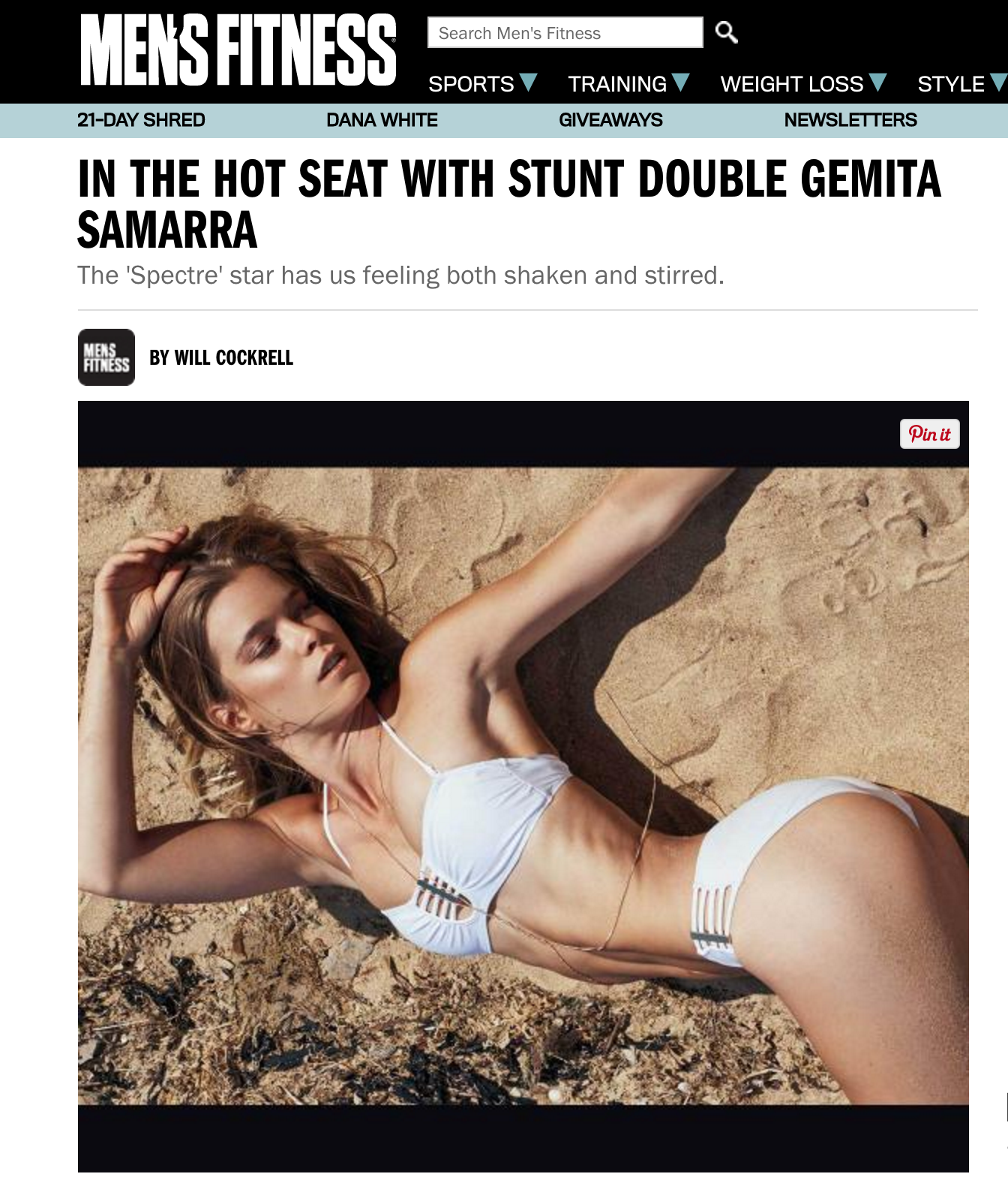 Mens Fitness- In the hot seat with Gemita http://www.mensfitness.com/life/entertainment/hot-seat-stunt-double-gemita-samarra
