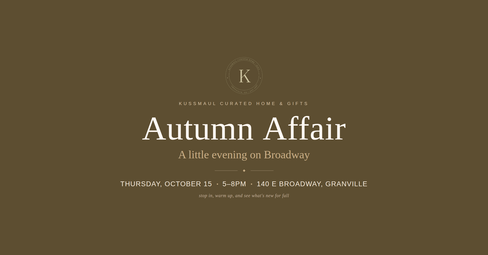 Autumn Affair