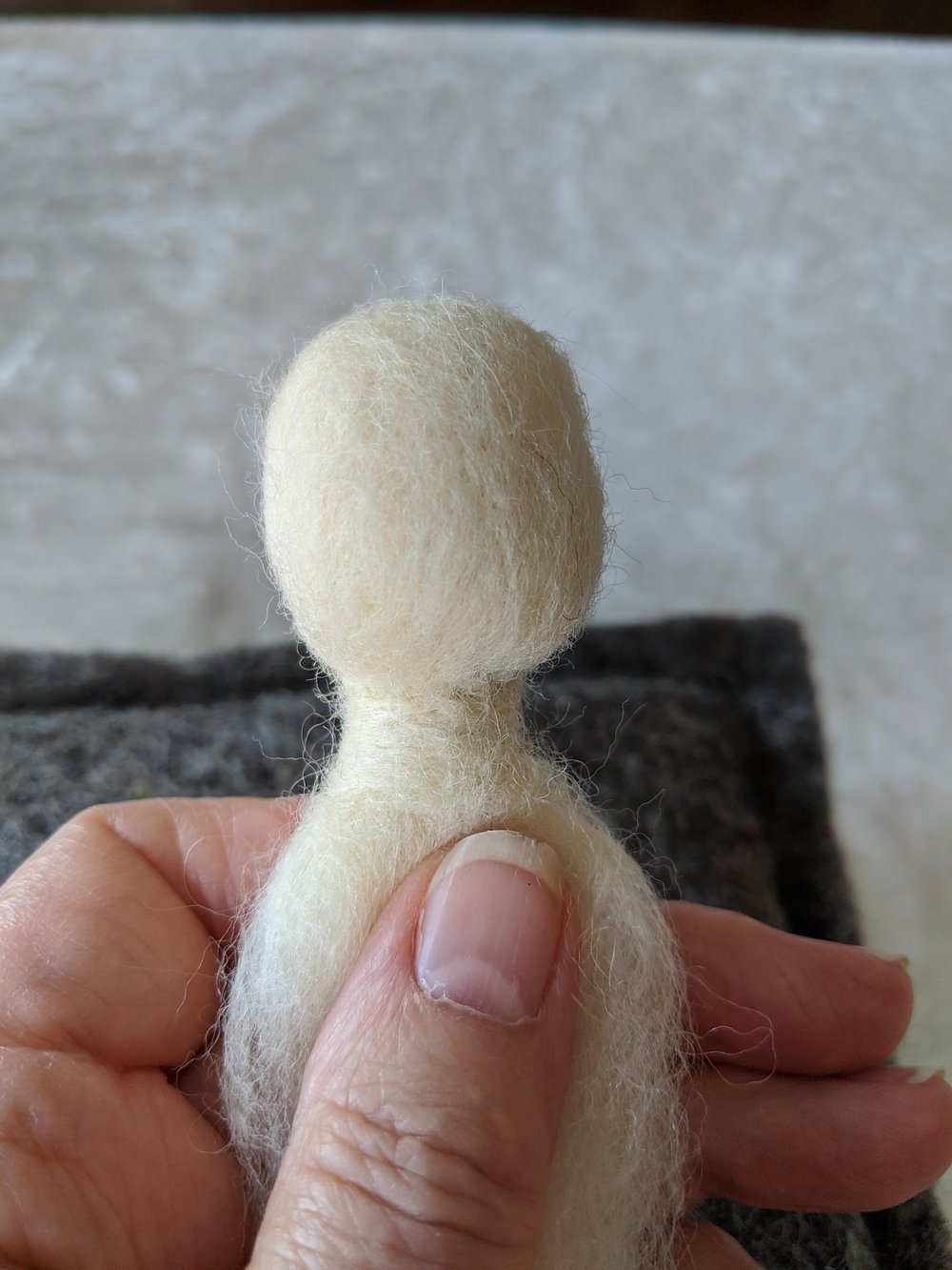 Needle Felting Kit，12 Pieces Doll Making Wool Needle Felting