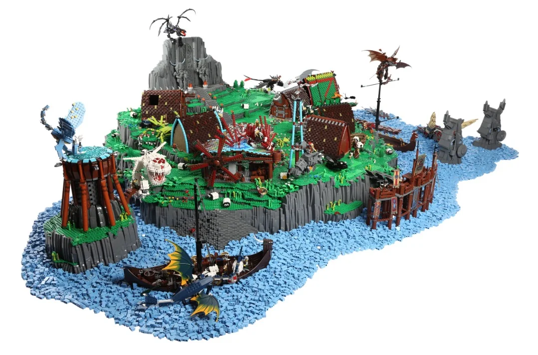 LEGO Dragons And Vikings Camp