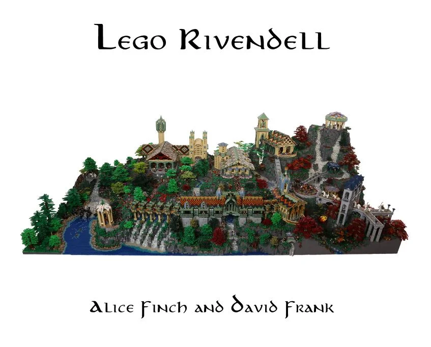 Lego Rivendell Paperback — Bippity Bricks- Brick Art and