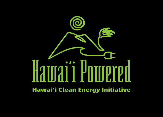 Hawaii Clean Energy Initiative logo designed for the State of Hawaii, DBEDT. The project was funded in part by NREL (National Renewable Energy Laboratory).