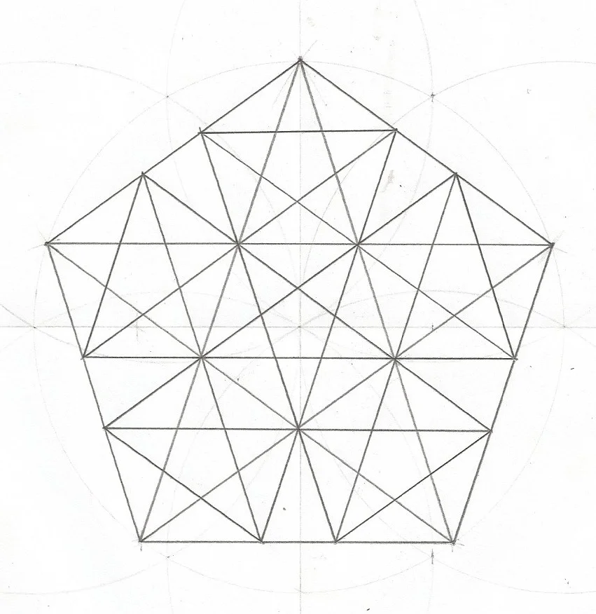 CROSS SECTION OF FRACTAL STELLATED DODECAHEDRON