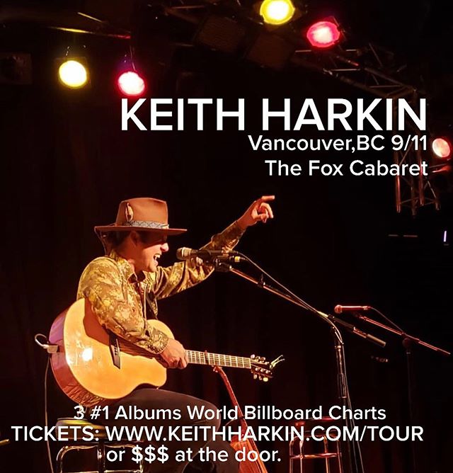 Get your tix for the fantastic @keithharkin with @joeyharkum tomorrow night! Doors at 7:00 💫 tix: keithharkin.com/tour