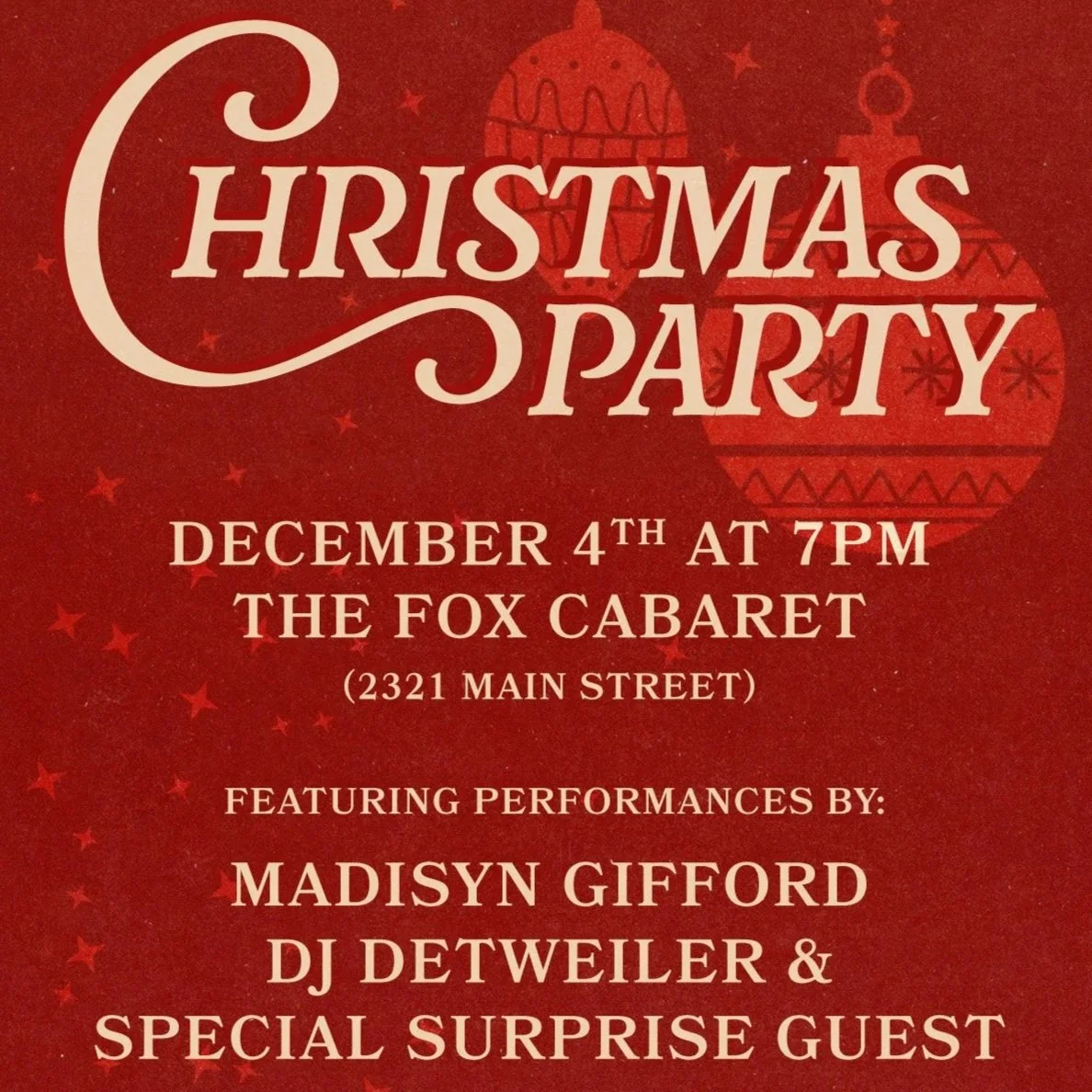 15th Annual 604 Records Christmas Party