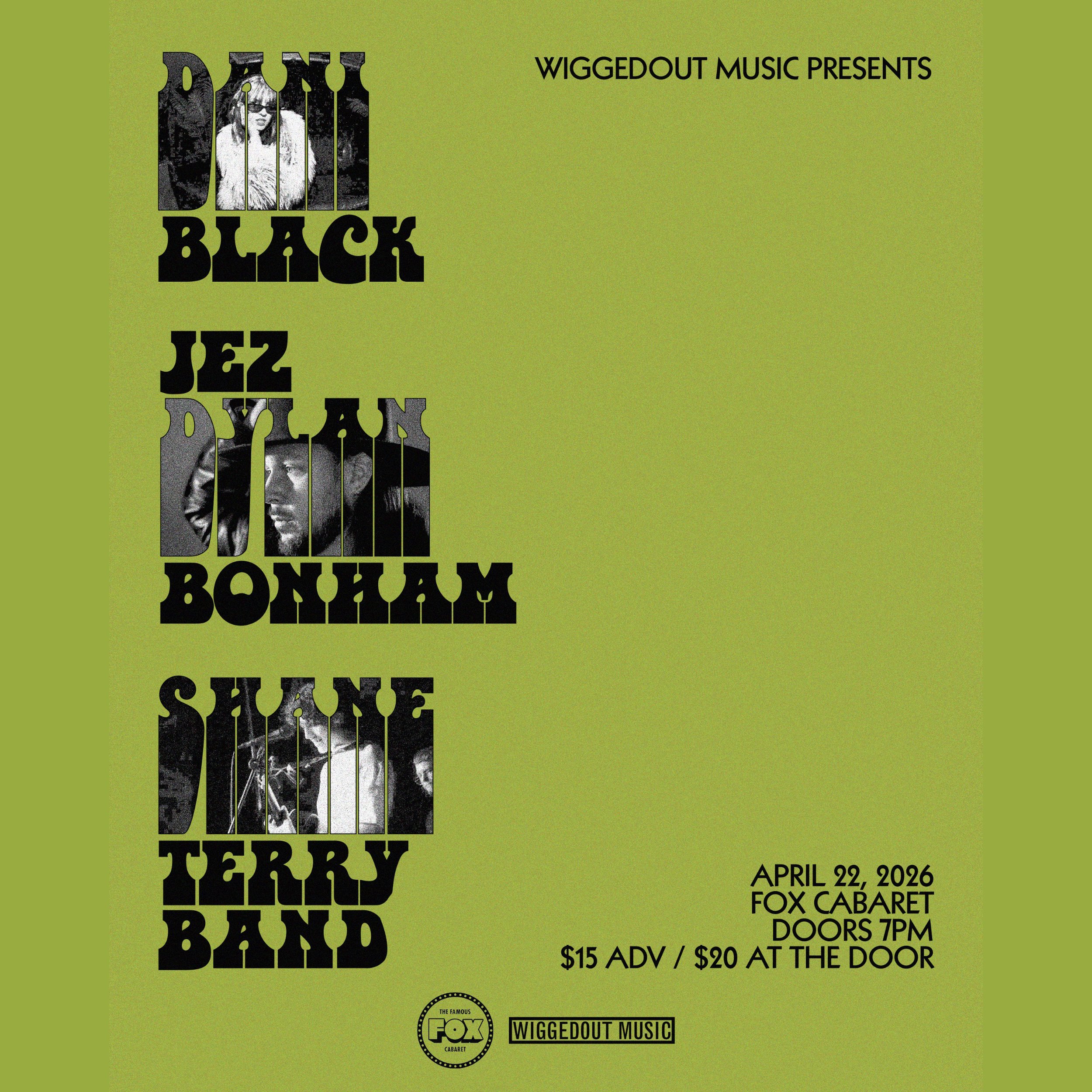 Vancouver Indie Showcase: Shane Terry Band, Jez Dylan Bonham and Dani Black