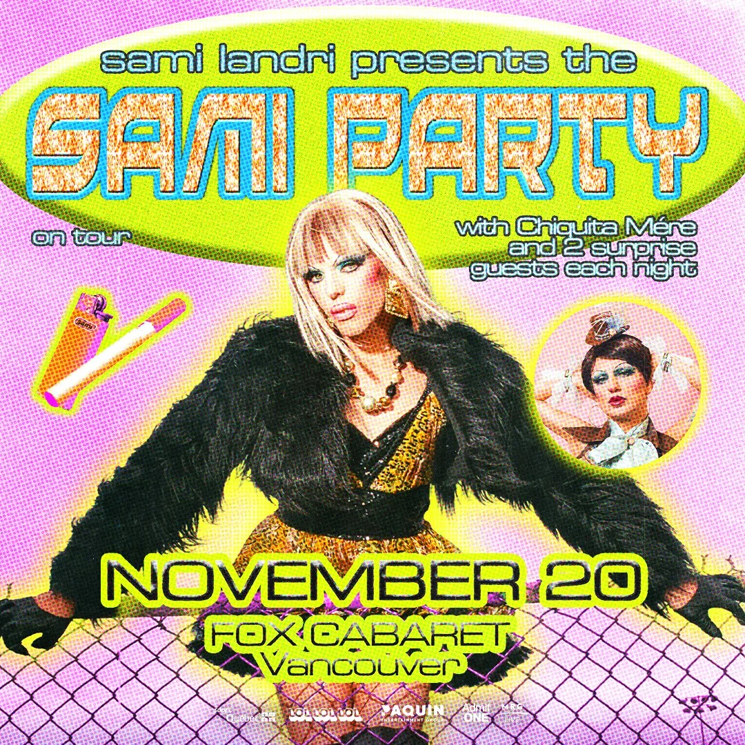 Sami Landri's Sami Party **Second Date Added!**