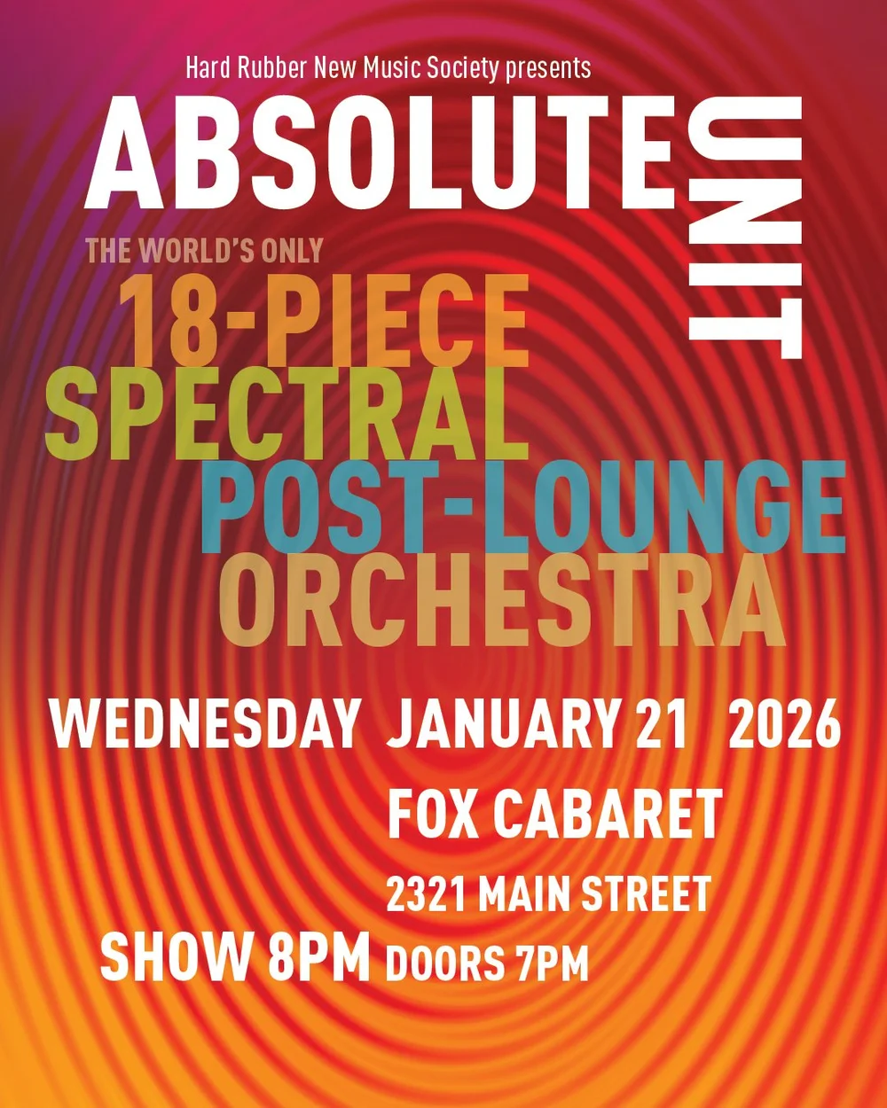 Absolute Unit — FOX CABARET
