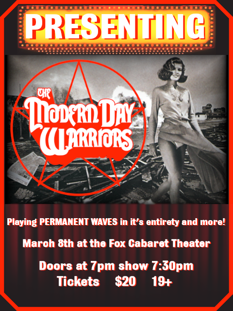 The Modern Day Warriors — FOX CABARET