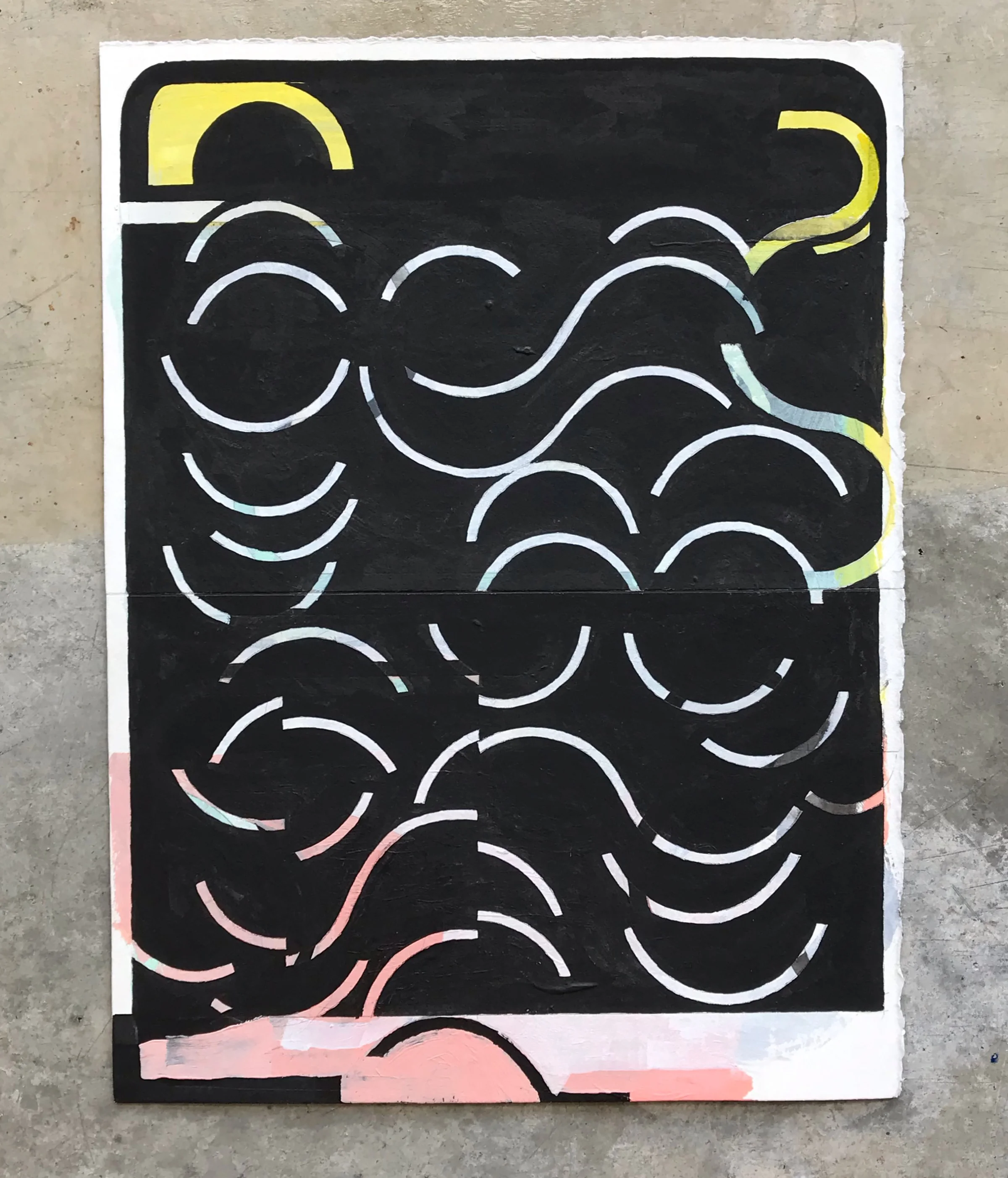 14 x 11”; acrylic ink on watercolor paper