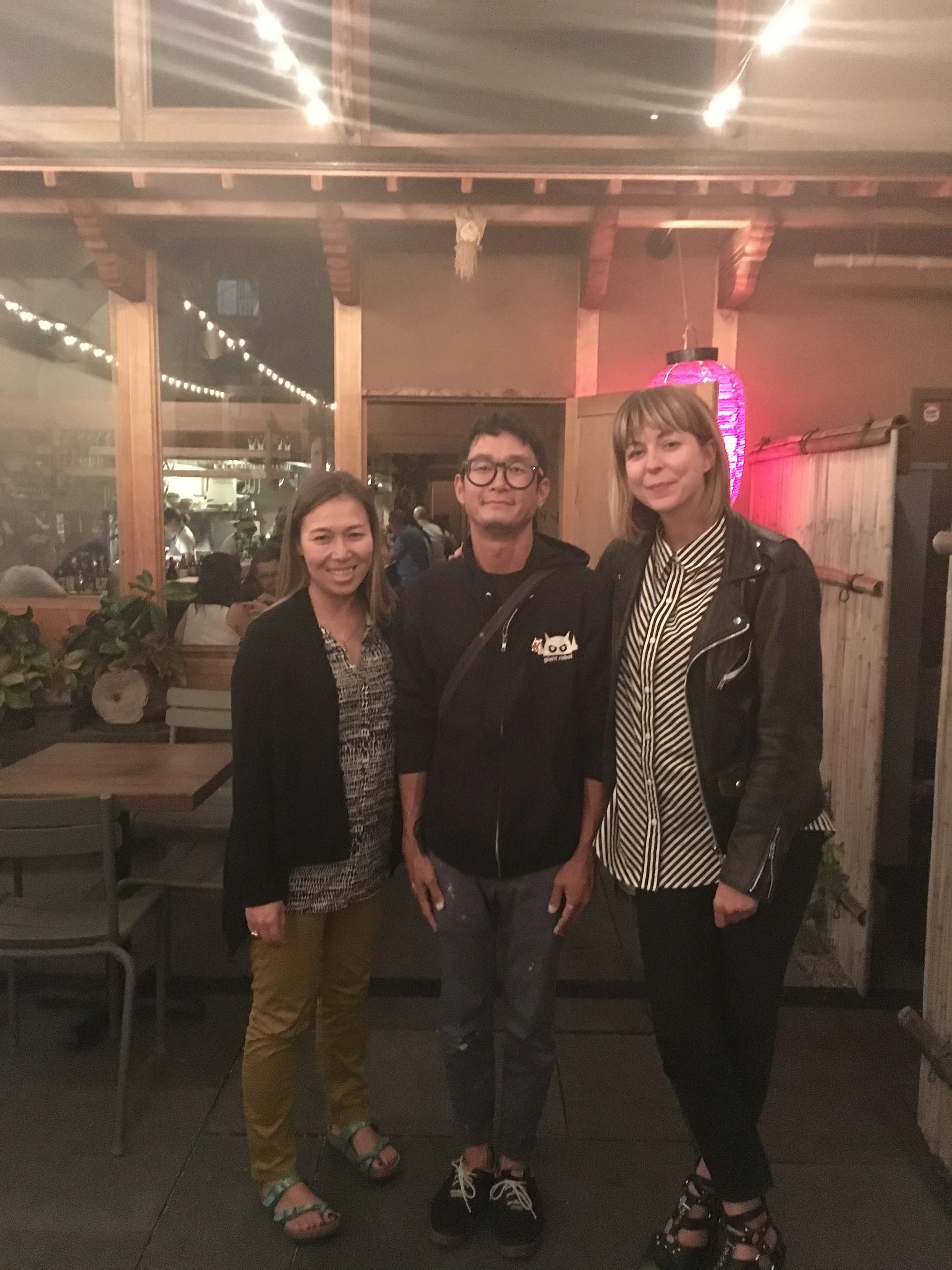 Kaoru, Yoskay & Sara @ Izakaya Rintaro, SF, summer 2017