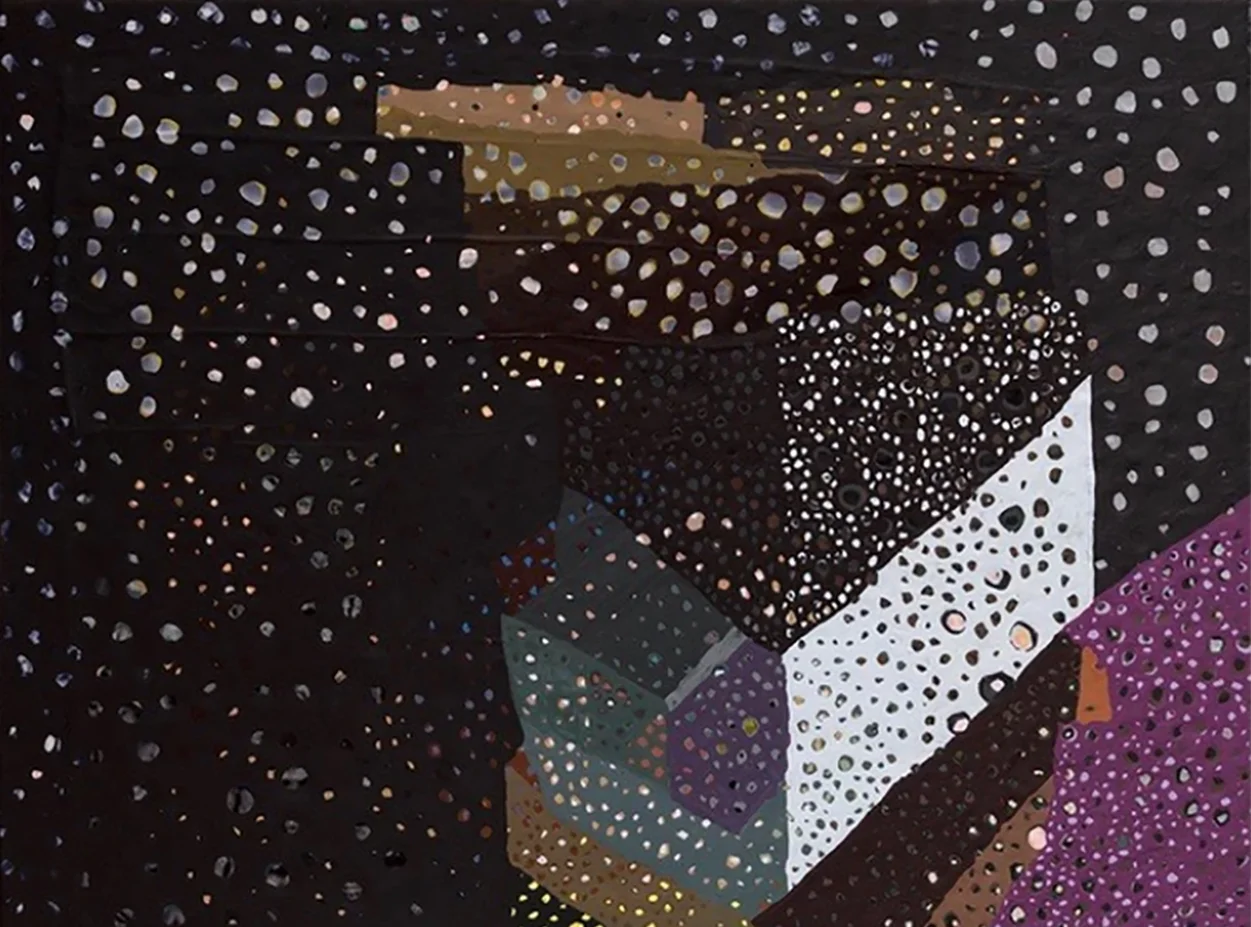 Sydney Cohen, "Binocular 400," 2017, acrylic on wood