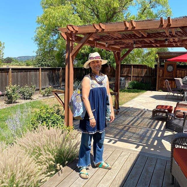 Look who came to visit us up in Sonoma where we have been renting a house for a social distancing poolside work session?  The lovely Kaoru. Wow, I have missed seeing my amazing design partner in person. We work together everyday but have only seen in