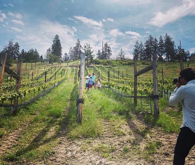 Great day for a Father&rsquo;s Day photo shoot with 
@winebcdotcom and @roycesihlisphoto. #organicfarming #organicvineyard #fathersanddaughters #fatherandsons #familybusiness