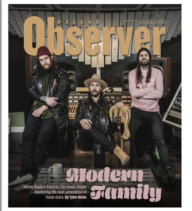 Inside the Modern Electric Sound Recorders cover story in Dallas Observer