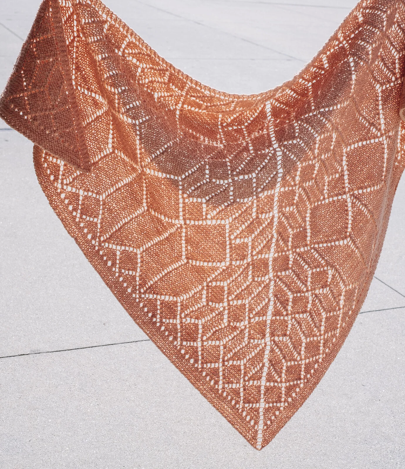 Axonometric Shawl by Emily Greene