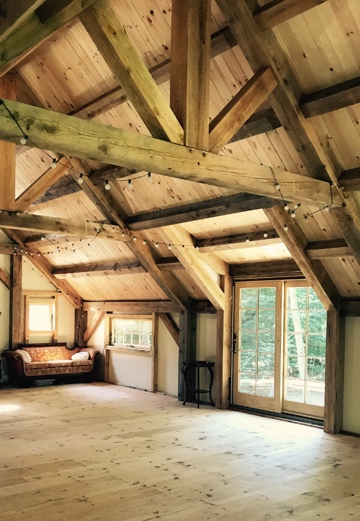 our yoga barn for the weekend