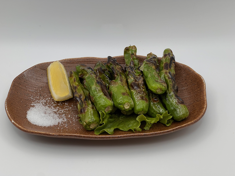 Grilled Shishito Peppers