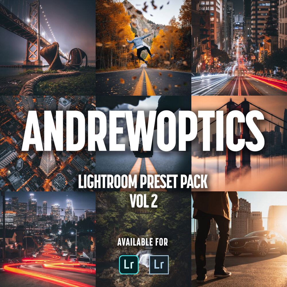 AndrewOptics Lightroom Preset Pack - vol 2 (Desktop and Mobile)