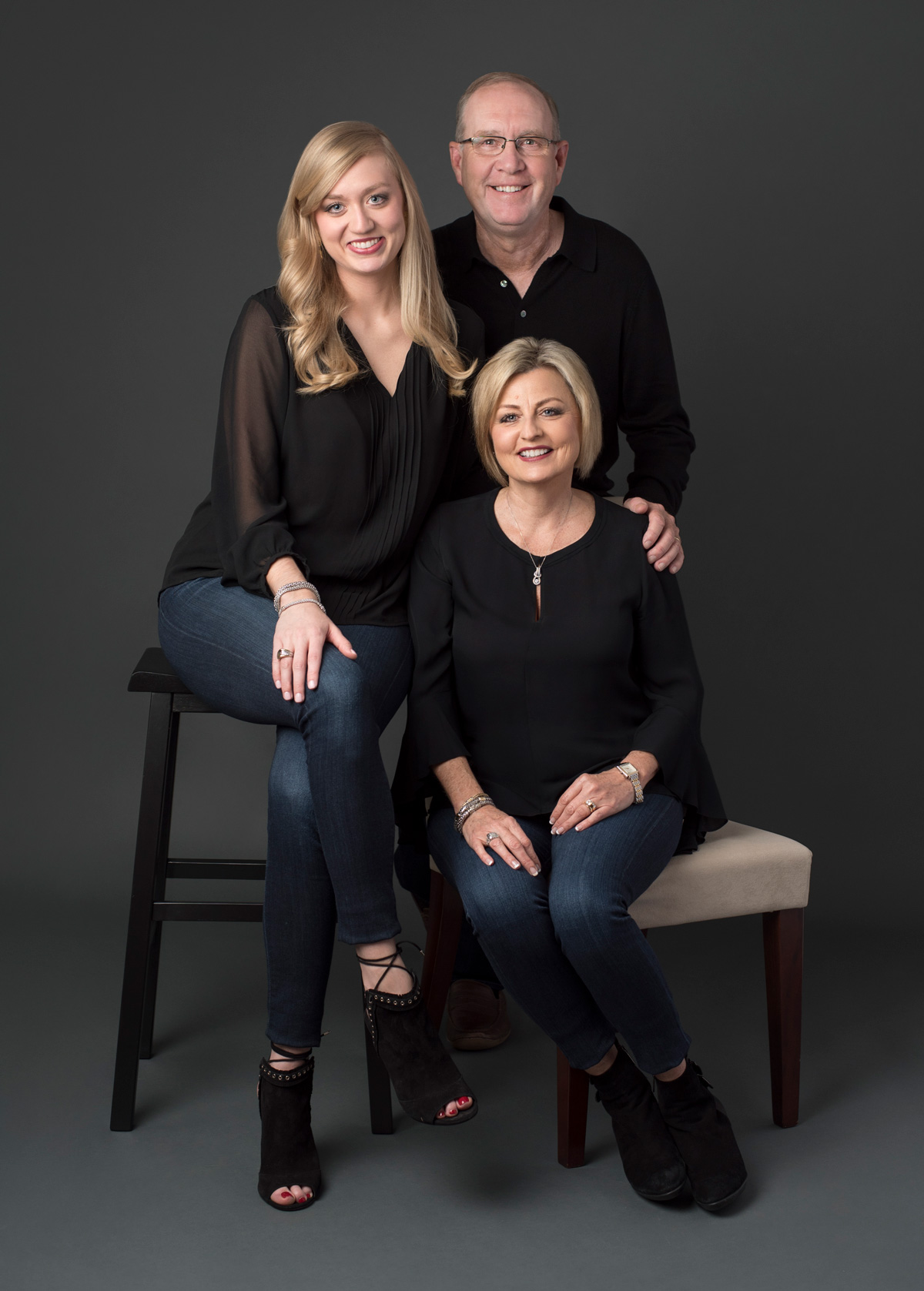 Three's Company: A Heights Family Portrait — The Shelby Studio
