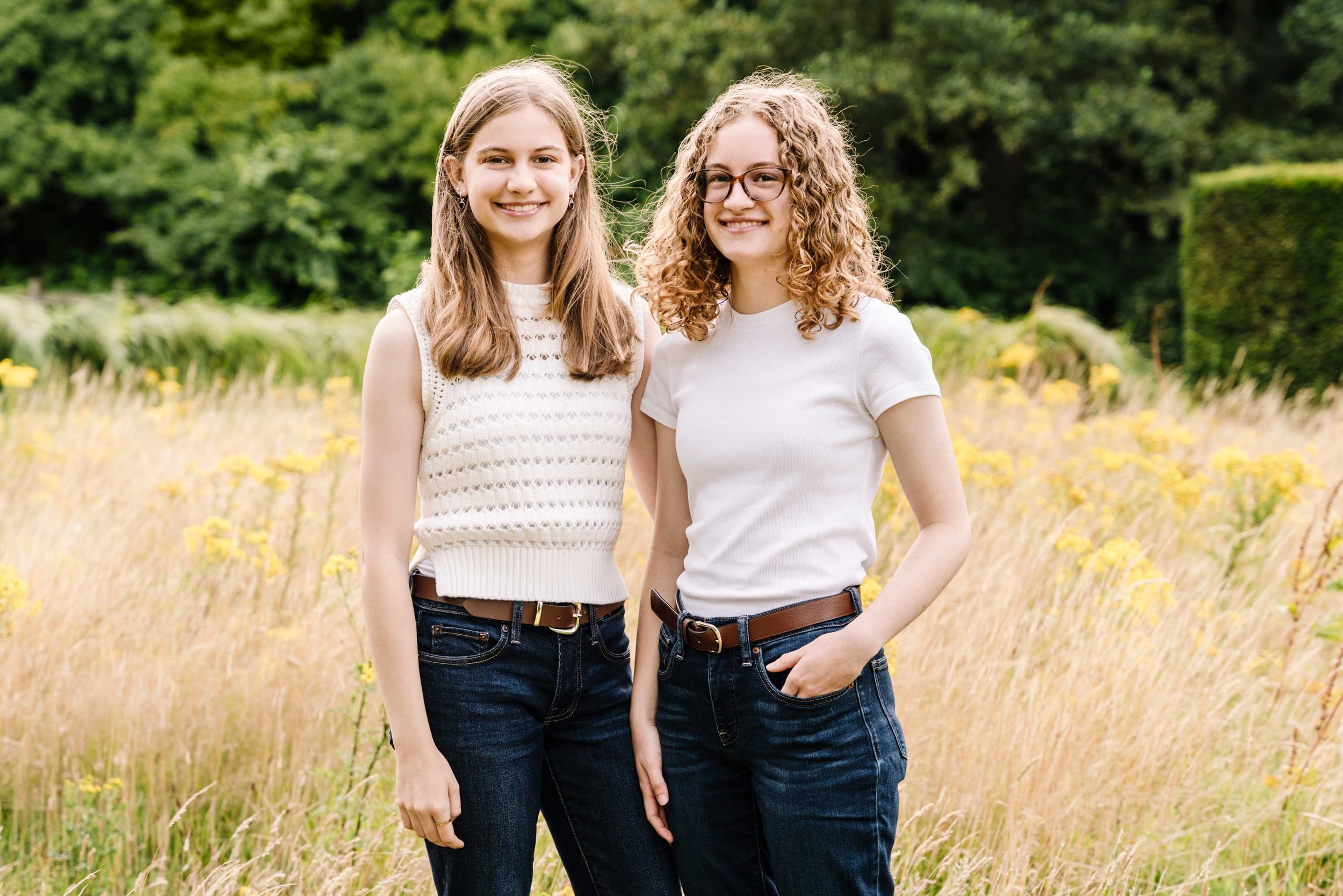 Teenage sisters in the Netherlands