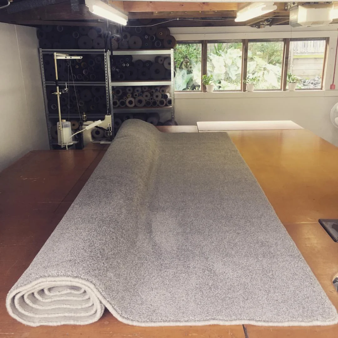 Large Carpet Mats by Hibiscus Mats Carpet Overlocking are ideal for softening & warming wooden floors in family rooms