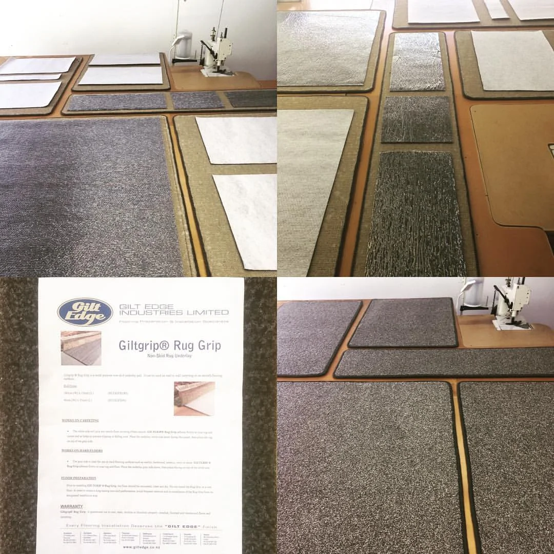 Hibiscus Mats recommend Gilt Edge Rug Grip to prevent mat slippage