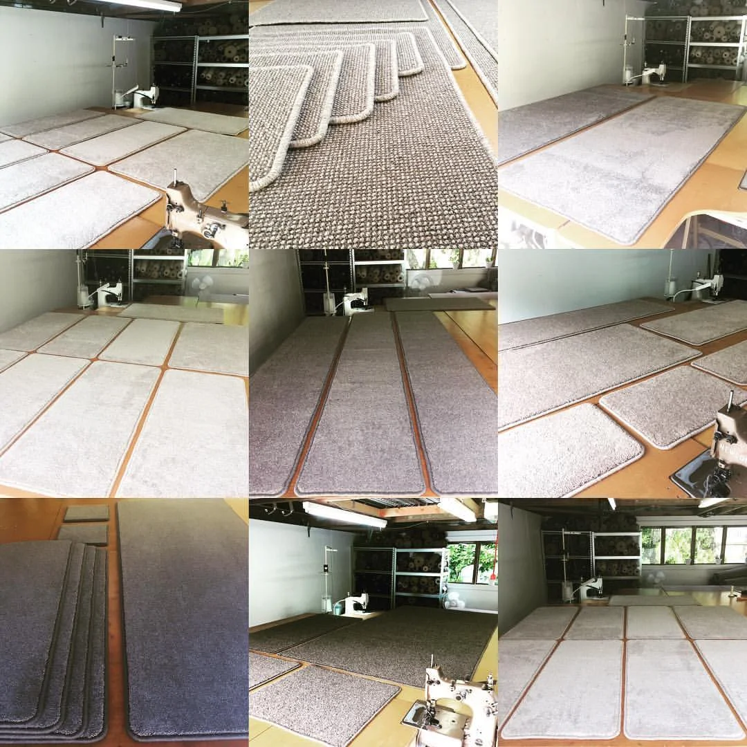 Great care is taken to closely colour match yarn edged to your carpet colour of choice