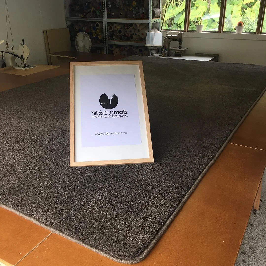 Rent a House? Oversize carpet mats by Hibiscus Mats Carpet Overlocking are the perfect solution to carpeting a room.