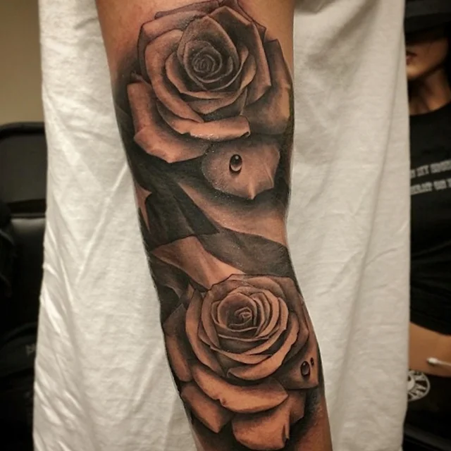 Puerto Rican Flag Roses Chris Carter Tattoos