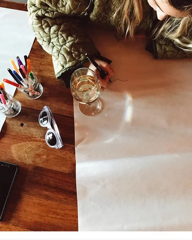 Feeling that gloom? Drink + Draw with us tonight!