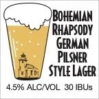 Bohemia. Rhapsody Pilsner