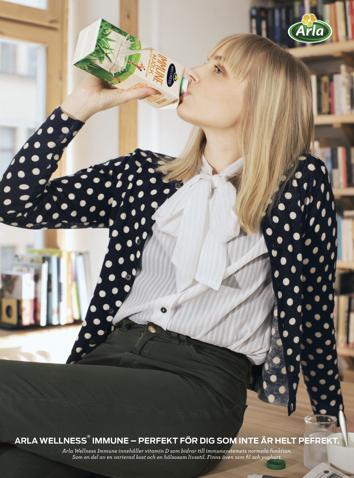 "Arla Wellness Immune - Perfect for Imperfect People"