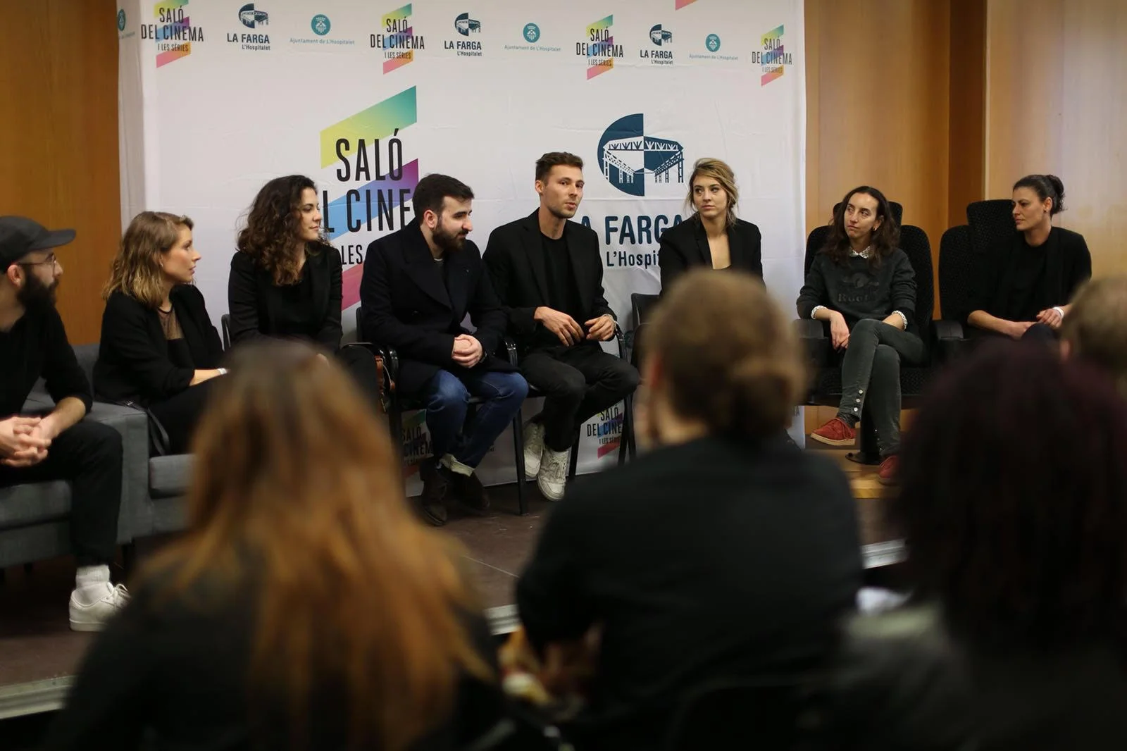 Our team ( @teamtreboles ) presented the short at the Salo del Ciné in Barcelona, the 2d, 3d and 4th of January 2018.