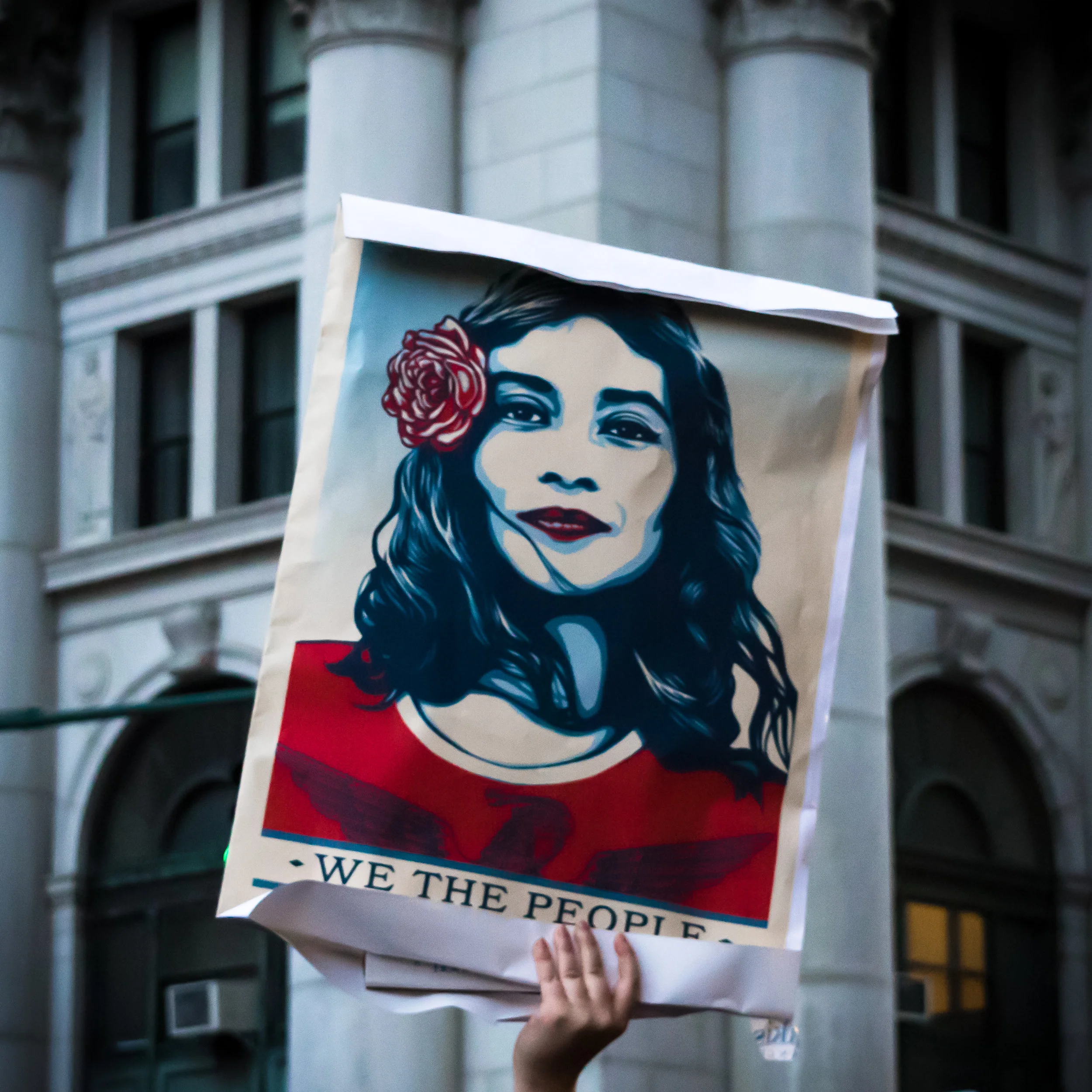 Battery Park Protest - Signs of Discontent