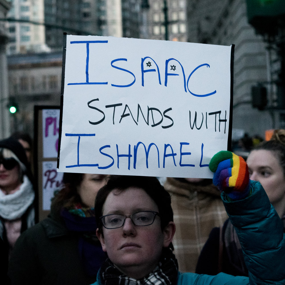 "Isaac Stands with Ishmael"