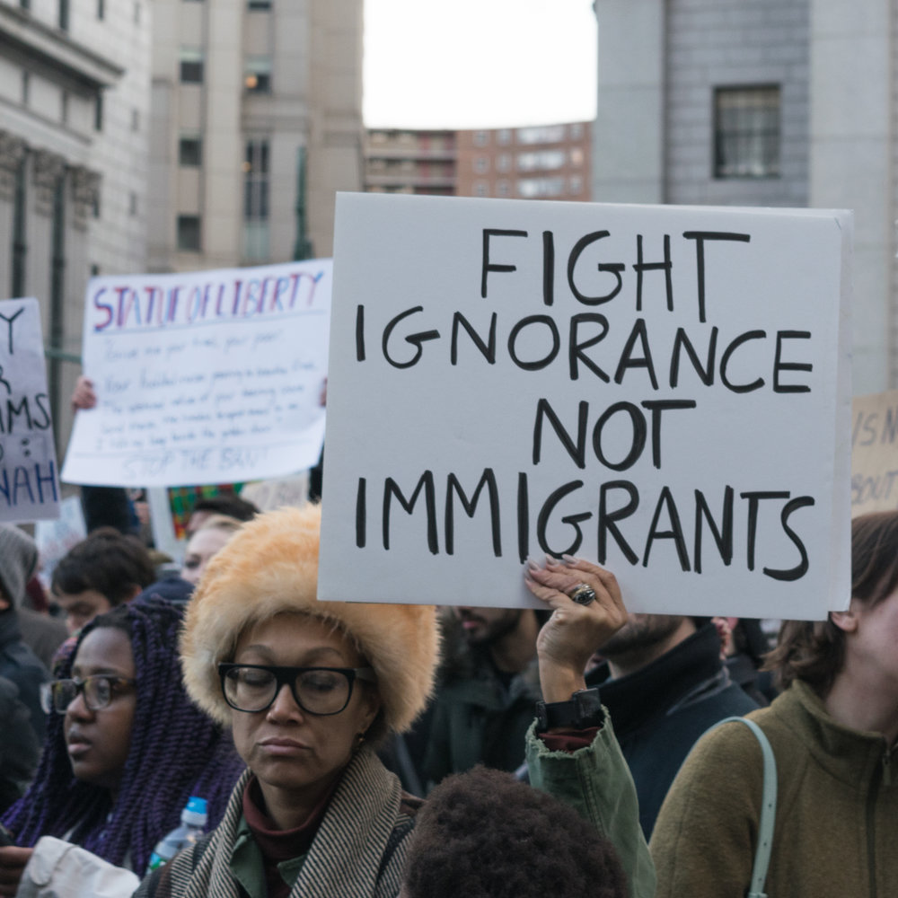 "Fight Ignorance Not Immigrants