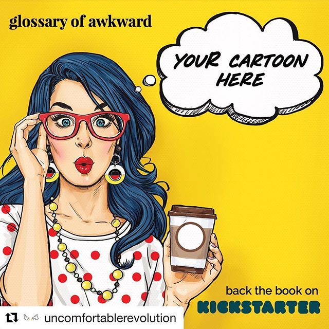 #Repost @uncomfortablerevolution with @get_repost
・・・
Want your very own cartoon included in our book? We are offering 10 personalized cartoons based on your story as a reward for your pledge. Link in bio.
.
.
.
.
#cancerbook #cancercartoon #cancerawareness #cancer #effcancer #cancersucks #cartoon #glossaryofawkward #cancerfunny #cancergift #owncartoon #onceinalifetime #awkwardmoment #uncomfortablerevolution #kickstartercampaign #cancergiftideas #leukemiasucks #befamous #cartoonoftheday
