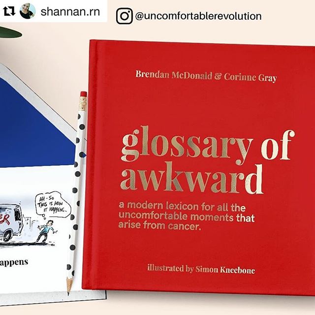 #Repost @shannan.rn with @get_repost
・・・
@uncomfortablerevolution is a quirky and sometimes irreverently funny online lifestyle magazine that wants to change the way we talk about #chronicillness and #disability. They don't offer medical advice & instead focus on the social and emotional aspects of living with an illness or disability.
.
.
#uncomfortablerevolution
Is currently running a #Kickstartercampaign for their new book *Glossary of Awkward: the urban dictionary of cancer ➡ a quirky collection of illustrations that define #lifewithcancer. The book is designed to help people have better conversations about cancer and learn how to be there for a loved one who is ill. .
Right now you can receive a wonderful pack of 5 #greetingcards for people with #cancer in exchange for a $10 pledge at bit.ly/GlossaryOfAwkward 😆clickable link in my bio & blog.
.
.
.
.
.
.
.
❤ #sponsored #cancersucks #cancerfree #cancerfighter #cancermom #cancercare #cancerlife #cancerfight #BoldAndProud #MyCancerDiaries #FightWithPositivity #ChemoTherapy #BreastCancer #hodgkinslymphoma #lifeaftercancer #chemotherapy #chemohair #beatcancer #cancercommunity
#cancerbooks #registerednurse, #rn