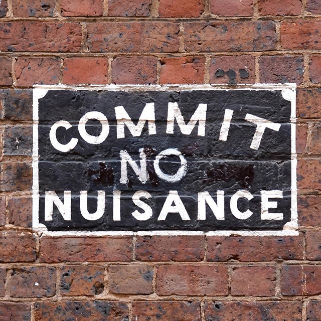 “Commit No Nuisance,” a warning against performing improper acts, most commonly, urination in Melbourne alleyways ... #melbourne #melbournealleyways #chinatownmelbourne #heffernanlane #commitnonuisance #oldsigns #melbournestreetart #streetsigns