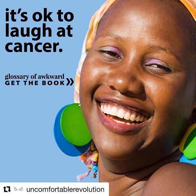 #Repost @uncomfortablerevolution with @get_repost
・・・
#GlossaryOfAwkward available on #Kickstarter - The book is a celebration of the awkward and often hilarious things said to people with cancer by @septpiliers @ceelgee #simonkneebone .
.
Brendan is